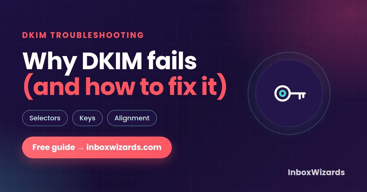 Why DKIM Fails: 6 Common Causes and How to Fix Them